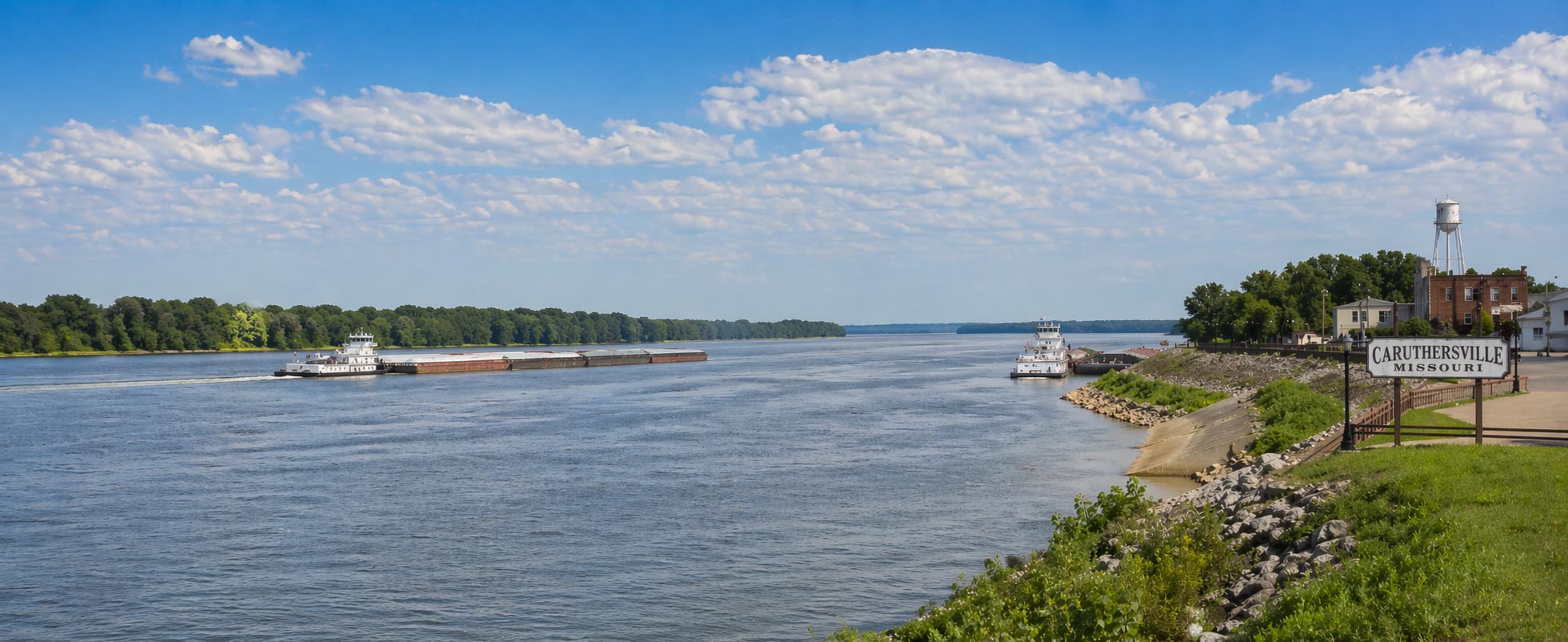 The Mississippi River @ Caruthersville Mo.